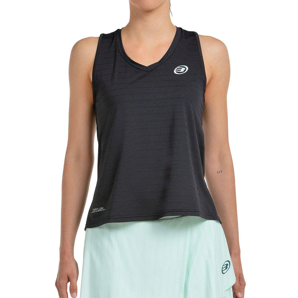 BULLPADEL Camiseta Bicolor Preta Bullpadel Adies