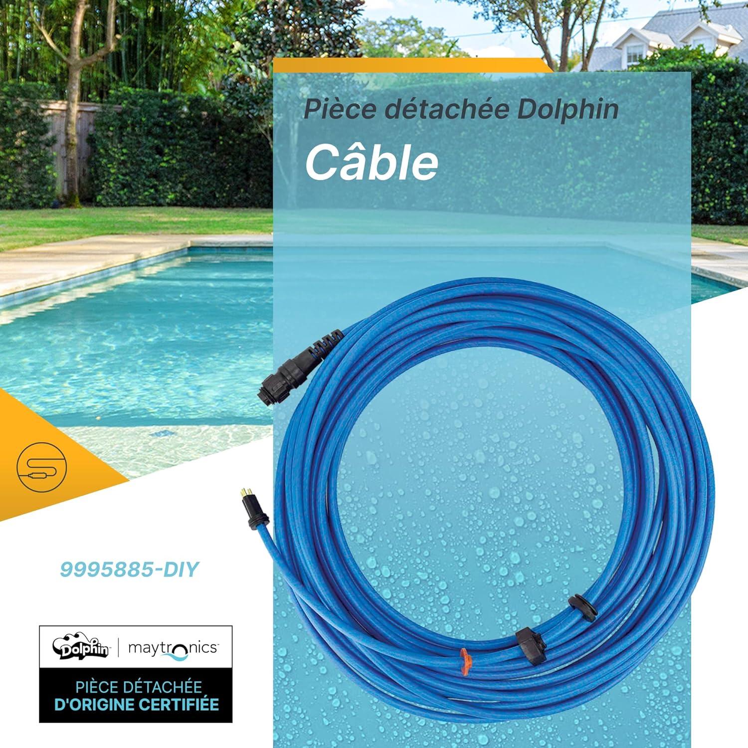 Cable d'alimentation 18m pour robot dolphin s300 et équivalent voir liste 4/4