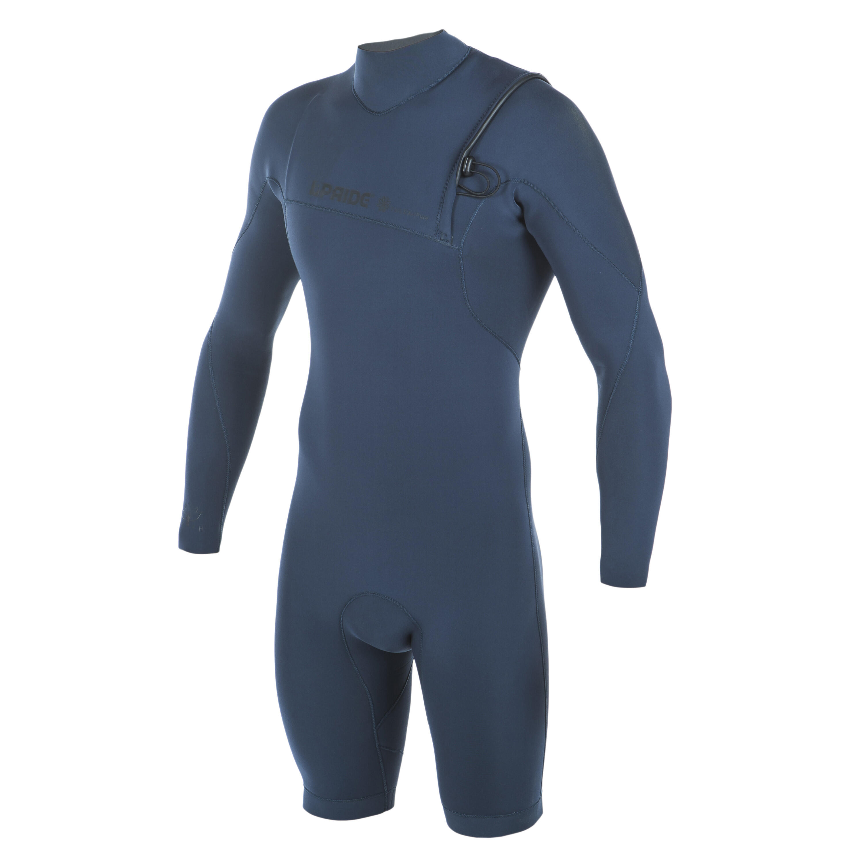 Nymph - Combinaison Shorty Manches Longues Nymph® 2mm Zipperless Yulex® - Shorty Néoprene - Bleu - 44 L - Decathlon