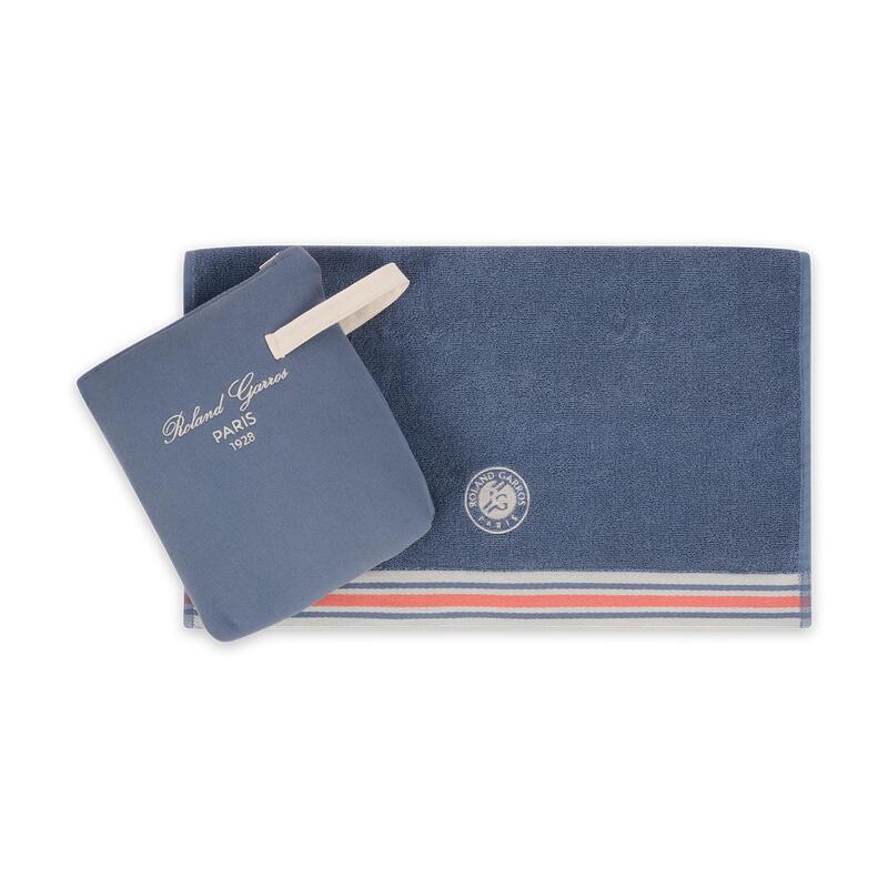 Serviette Trousse Sporty Chic Carré Blanc x Roland-Garros - Bleu