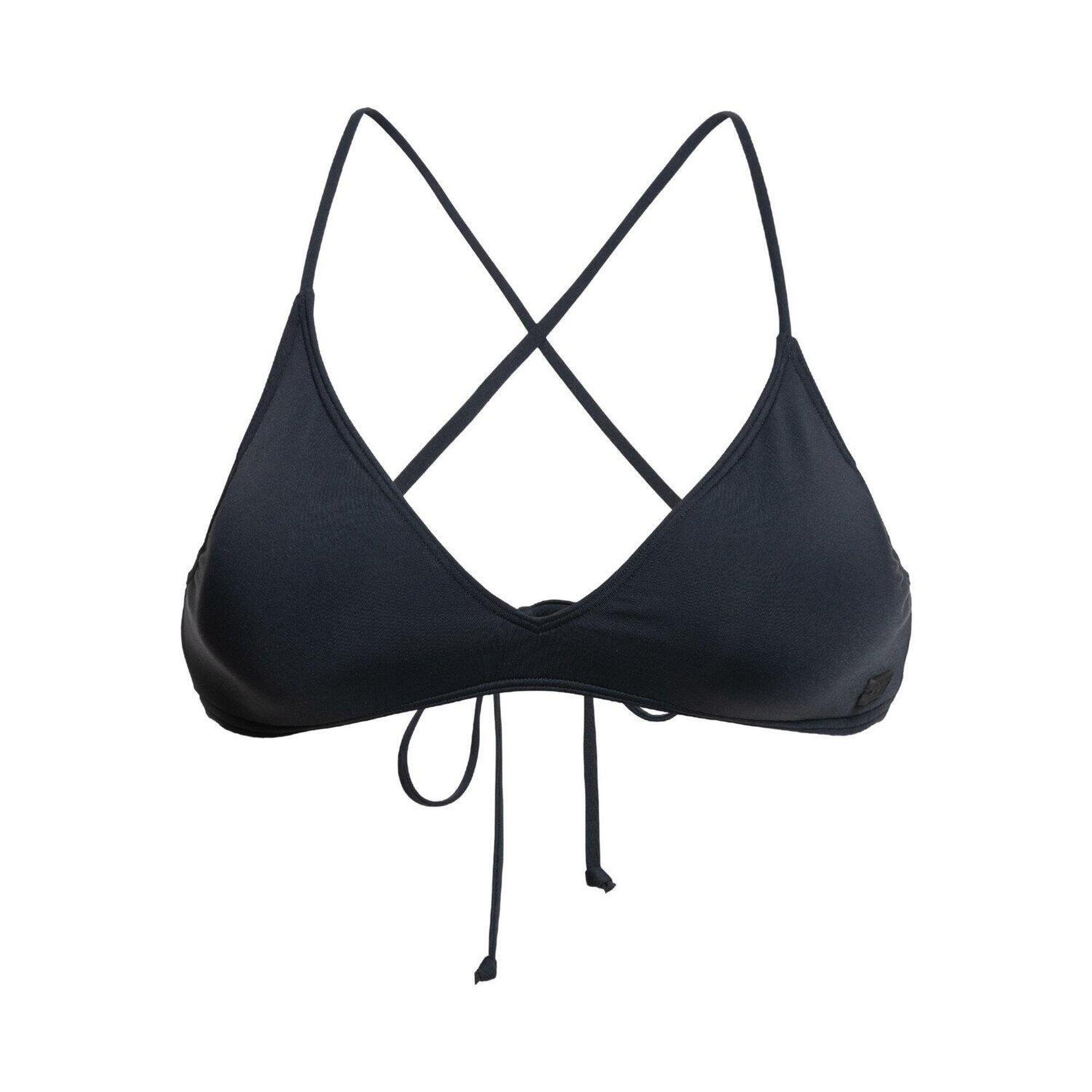 Trójkątny stanik bikini dla Kobiety BEACH CLASSICS Czarny