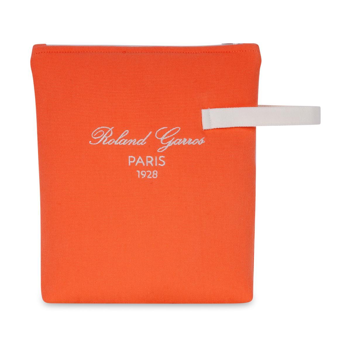Serviette Trousse Sporty Chic Carré Blanc x Roland-Garros - Corail 4/4