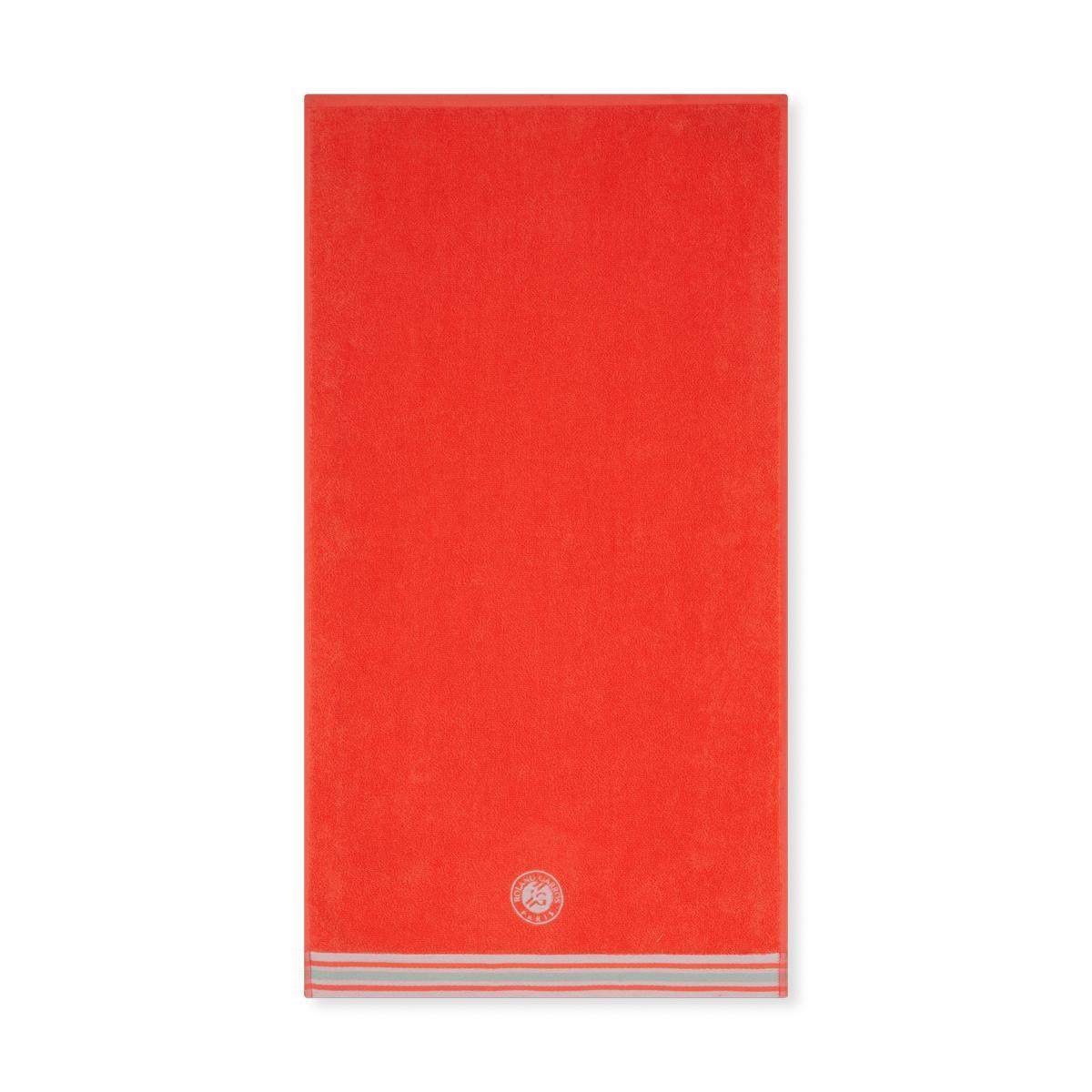 Carre Blanc - Serviette Trousse Sporty Chic Carré Blanc X Roland-garros - Corail - Serviette - Orange - Decathlon