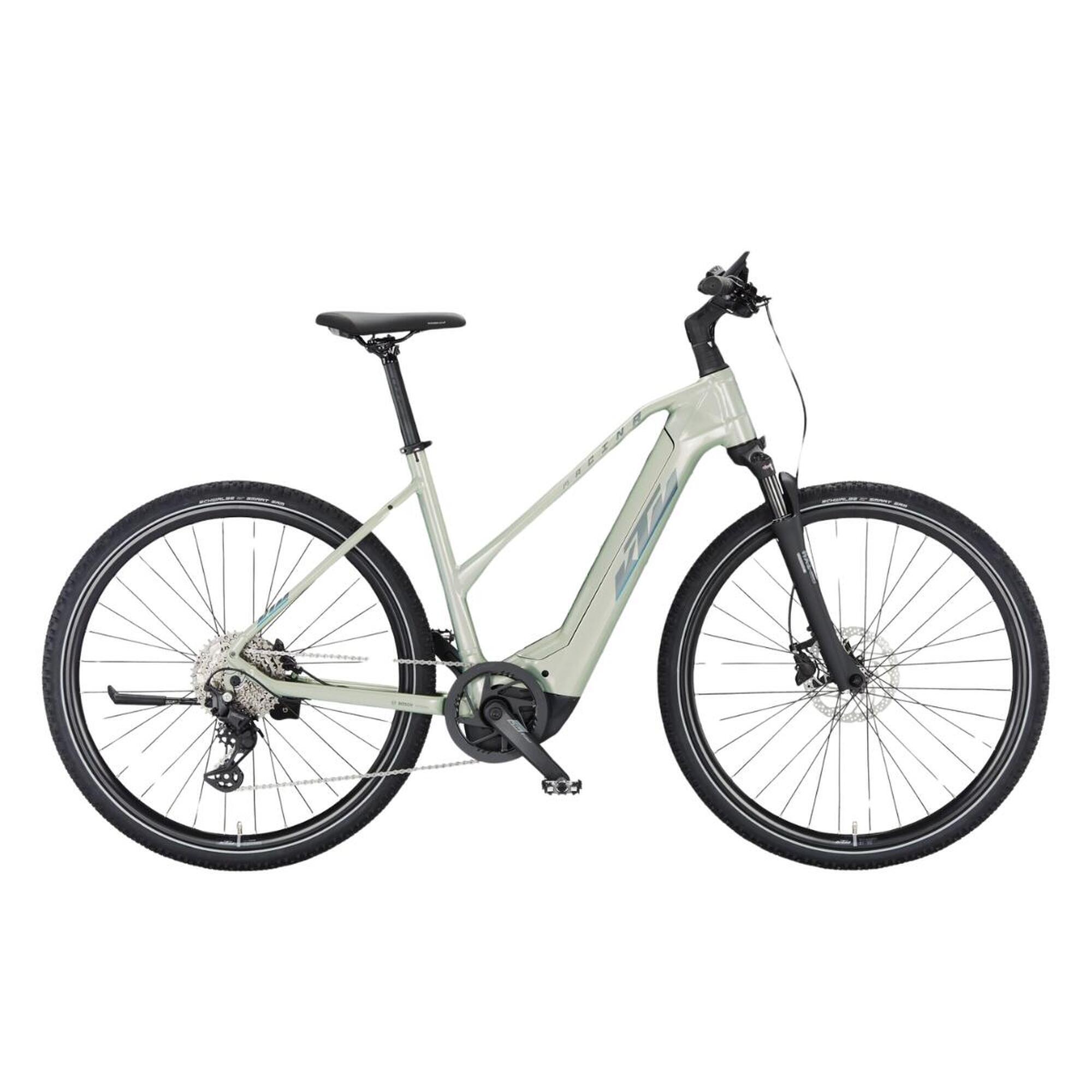 Rower elektryczny KTM Macina Cross 720 Trapeze Dew Silver - S
