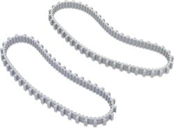 Lot de 2 chenilles d'entrainement grises pour robot dolphin