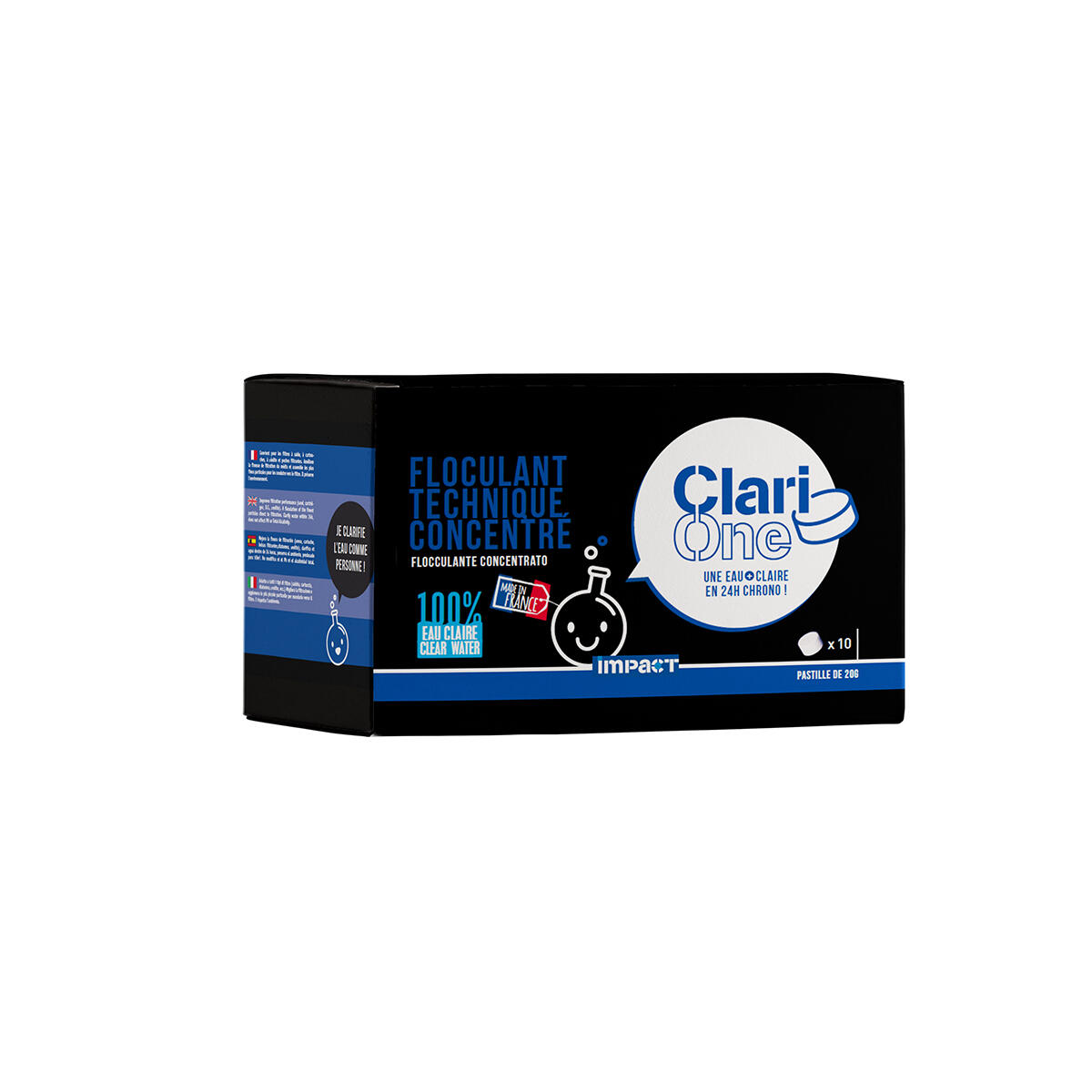 Impact - Clarifiant Pastille 20g - Kit D'Entretien Piscine - No Size - Decathlon