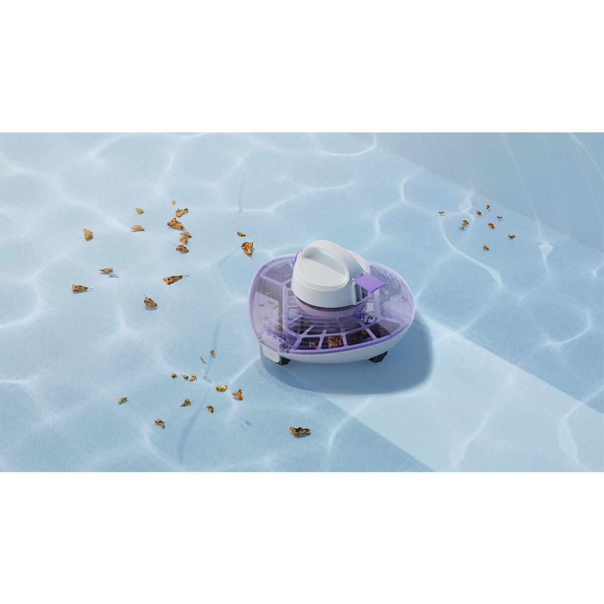 Robot aspirateur de piscine sans fil hors sol, piscines jusqu'à 6 mètres, léger, 3/5
