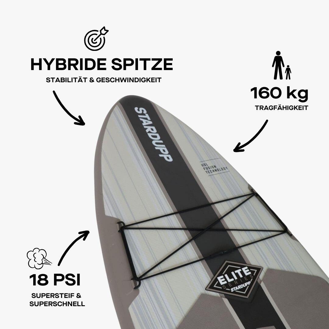 Stardupp Earth Elite 10'8 – SUP gonfiabile con pagaia e accessori 5/7