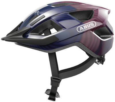 City-fahrradhelm aduro 3.0 led. paarse golven