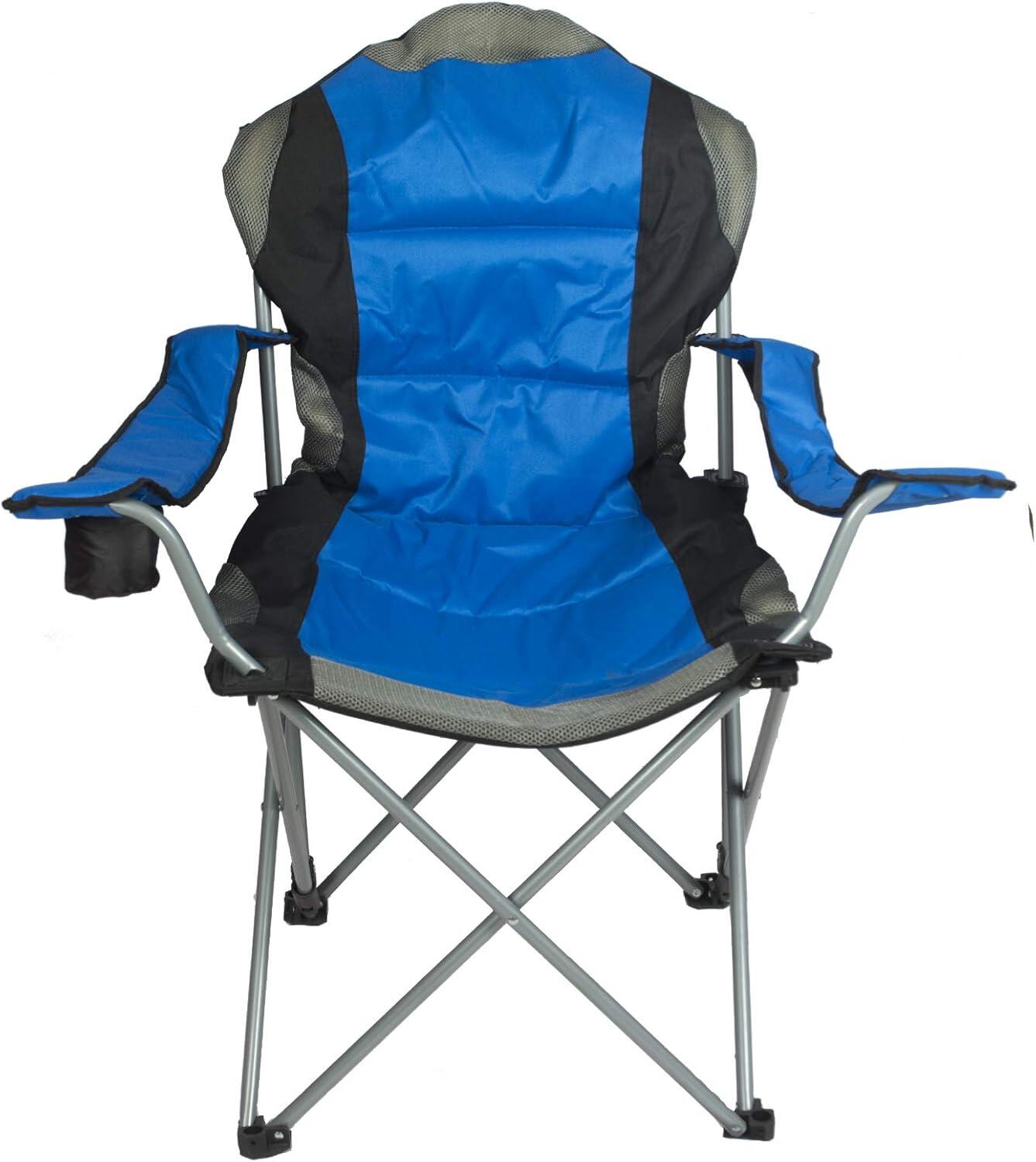 Sillón plegable para camping 95x50x40 Sandwich - CREVICOSTA. Azul 2/4