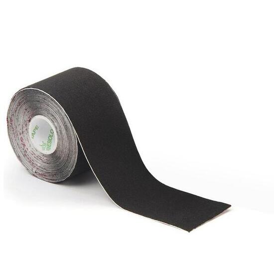 BANDE DE KINESIOLOGIE SPORT TAPE 5mx5cm noir