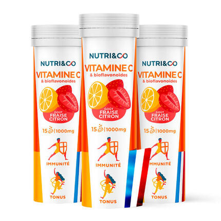Lot de 3 Vitamine C - 3 x 15 comprimés