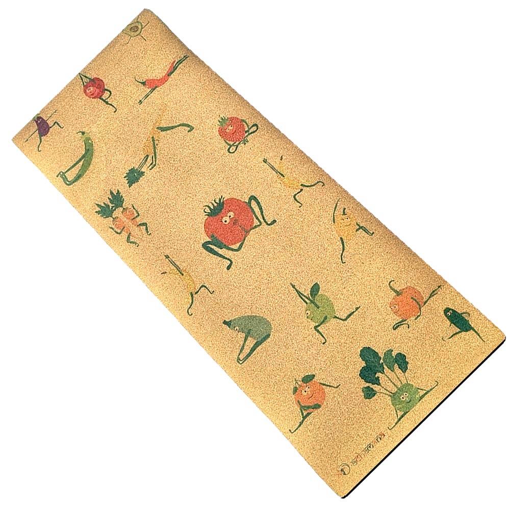 Tapis yoga liège enfant confort & adhérence - 6mmx61cmx1,51m - Fruits yogis 3/7