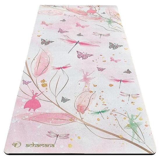 Tapis yoga enfant confort & adhérence - 6mmx61cmx1,51m - Un monde féérique