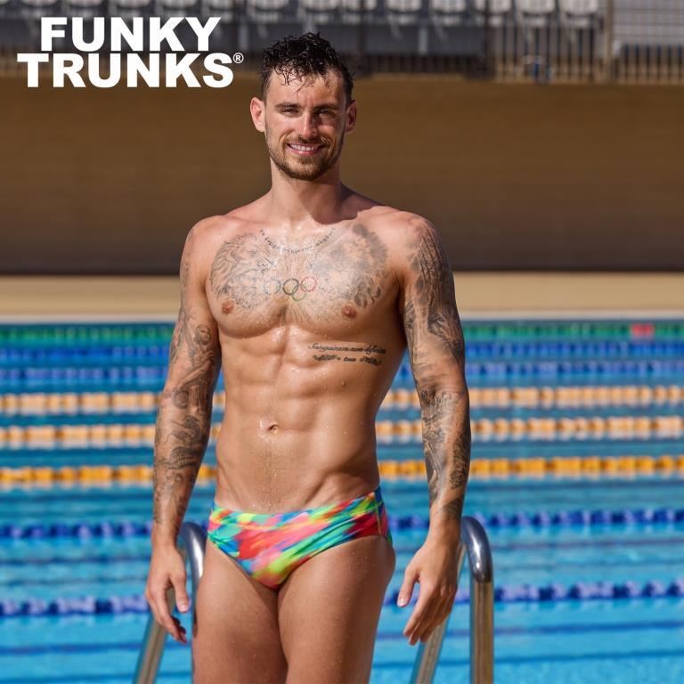 Kąpielówki męskie Funky Trunks Stroked - slipy 3/7