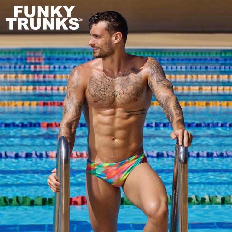 Kąpielówki męskie Funky Trunks Stroked - slipy 4/7