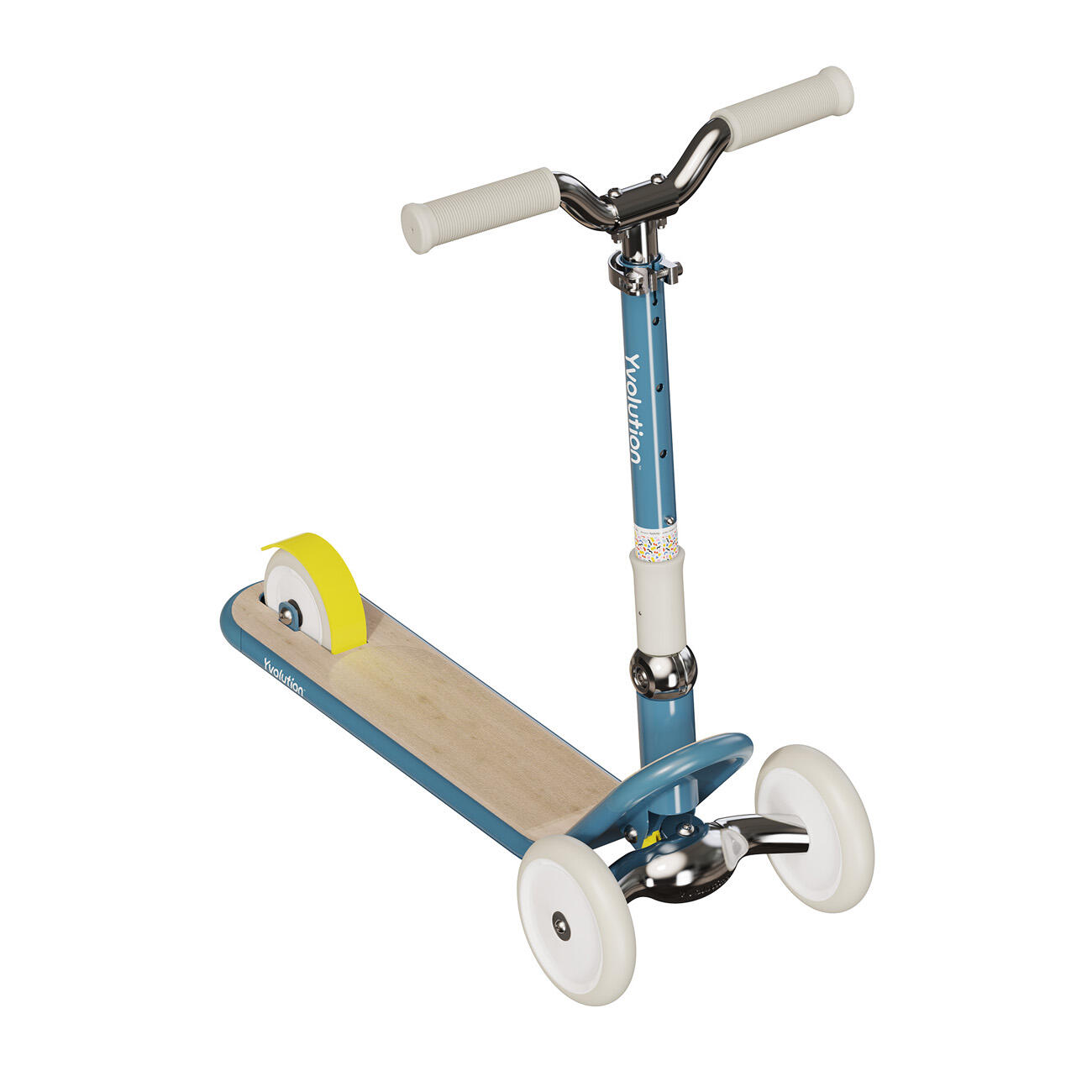 Yvolution - Yvolution Trottinette 3 Roues Glider Classic Blue - Trottinette - Bleu - Taille Unique - Decathlon