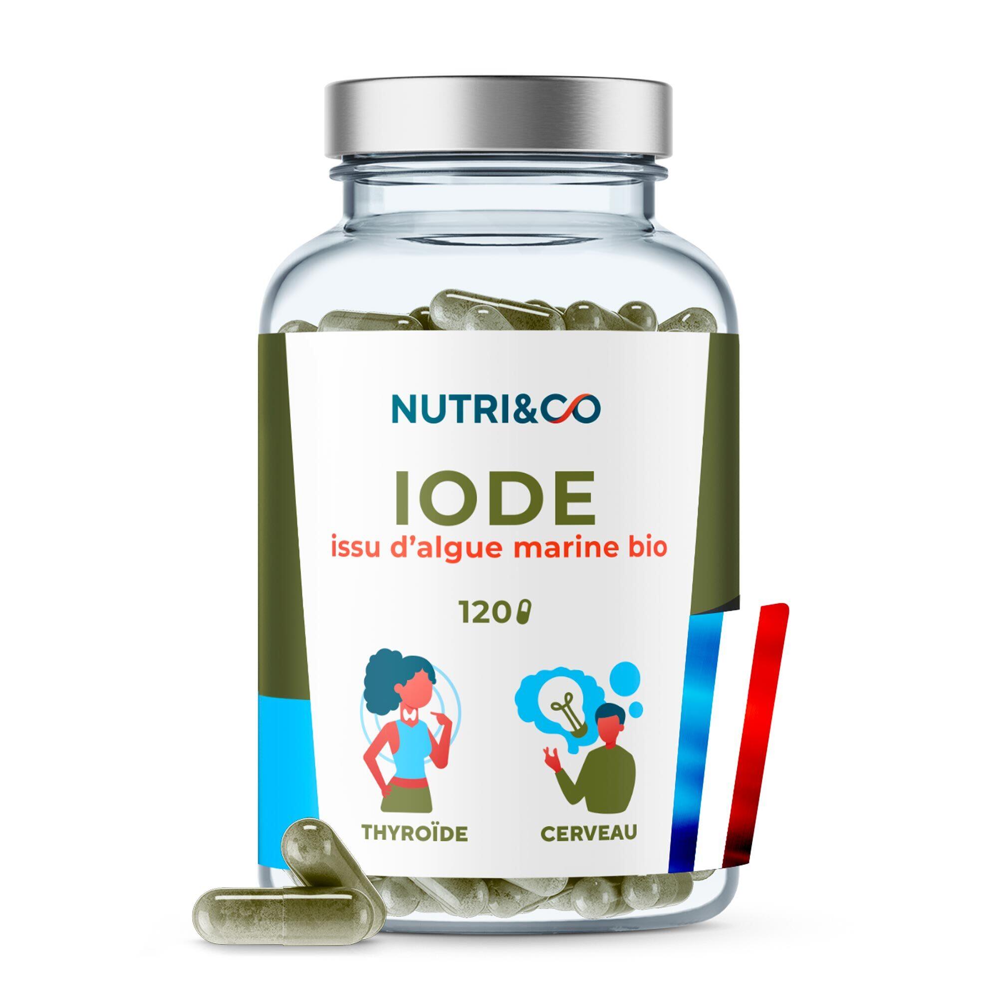 Nutri&co - Iode - 120 Gélules - Complément Alimentaire - Decathlon