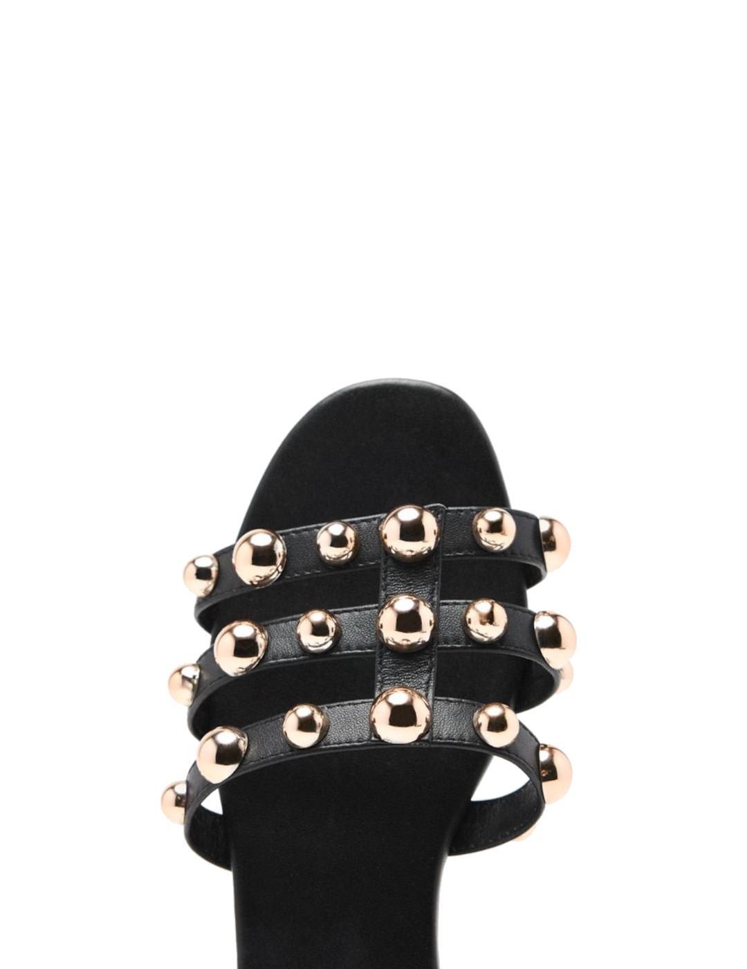 Chaussures pour femme Gioseppo cloutées en cuir dekorra noir 3/4