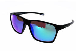 Homme DEMETZ Break noir mat verre miroir vert polarisé