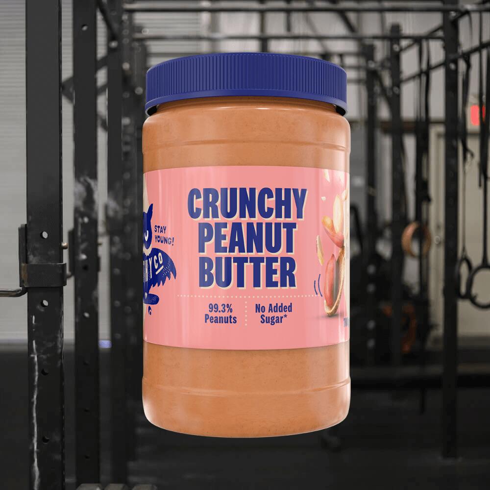 HealthyCo Peanut Butter (700g) Crunchy - Aliments fonctionnels - Beurre de noix 2/3