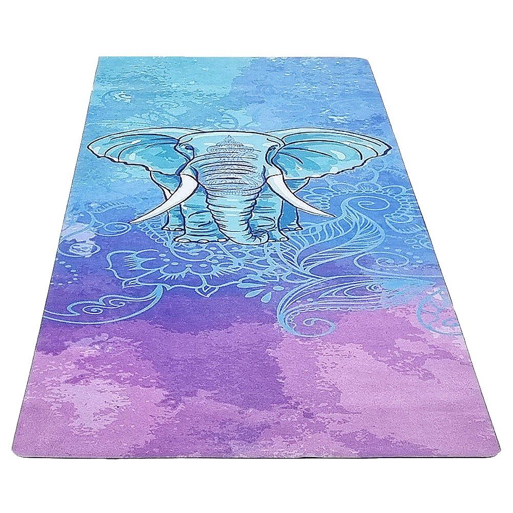 Lichtgewicht opvouwbare reis yogamat + draagriem - Elephant 4/7