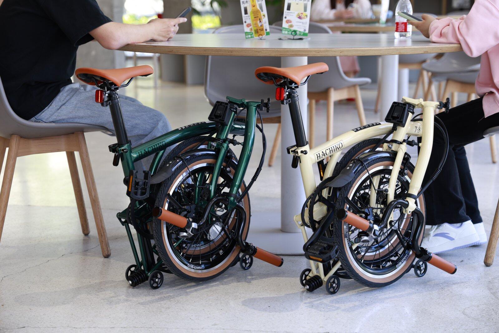 HACHIKO TRIFOLD T8 | Tri-fold Bicycle | 7 Speed Shimano | Emerald