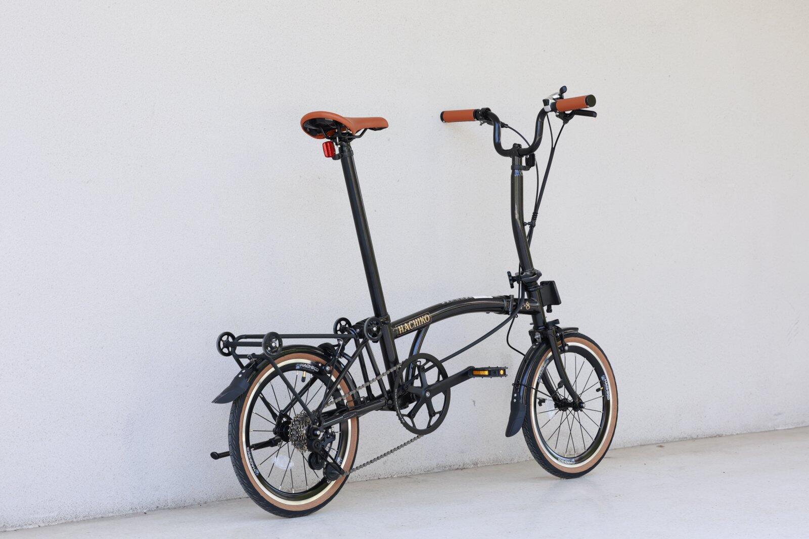 HACHIKO TRIFOLD T8 | Tri-fold Bicycle | 7 Speed Shimano | Midnight