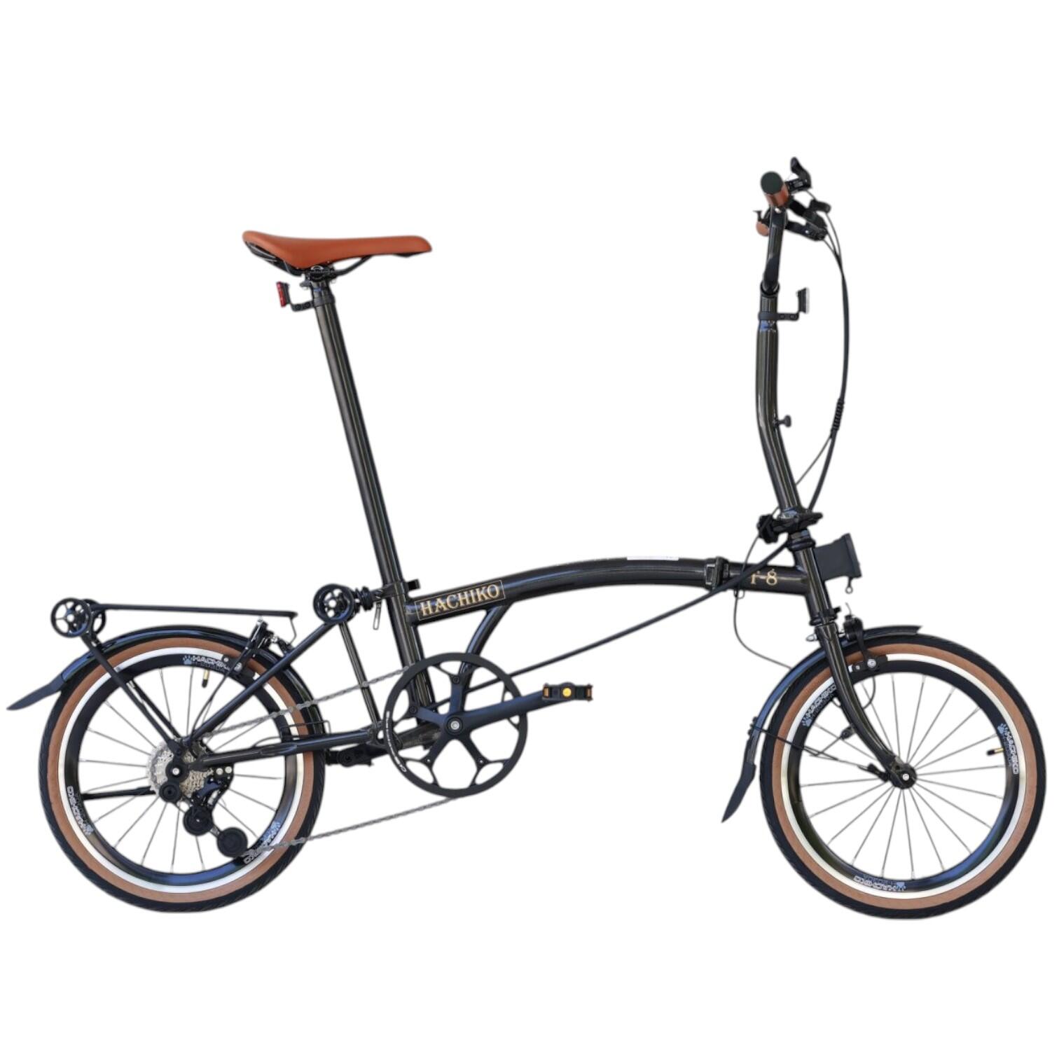 HACHI HACHI 88 シティサイクル ブラック 88サイクル-M（ハチハチサイクル）20インチ パパチャリ ミニベロ 自転車