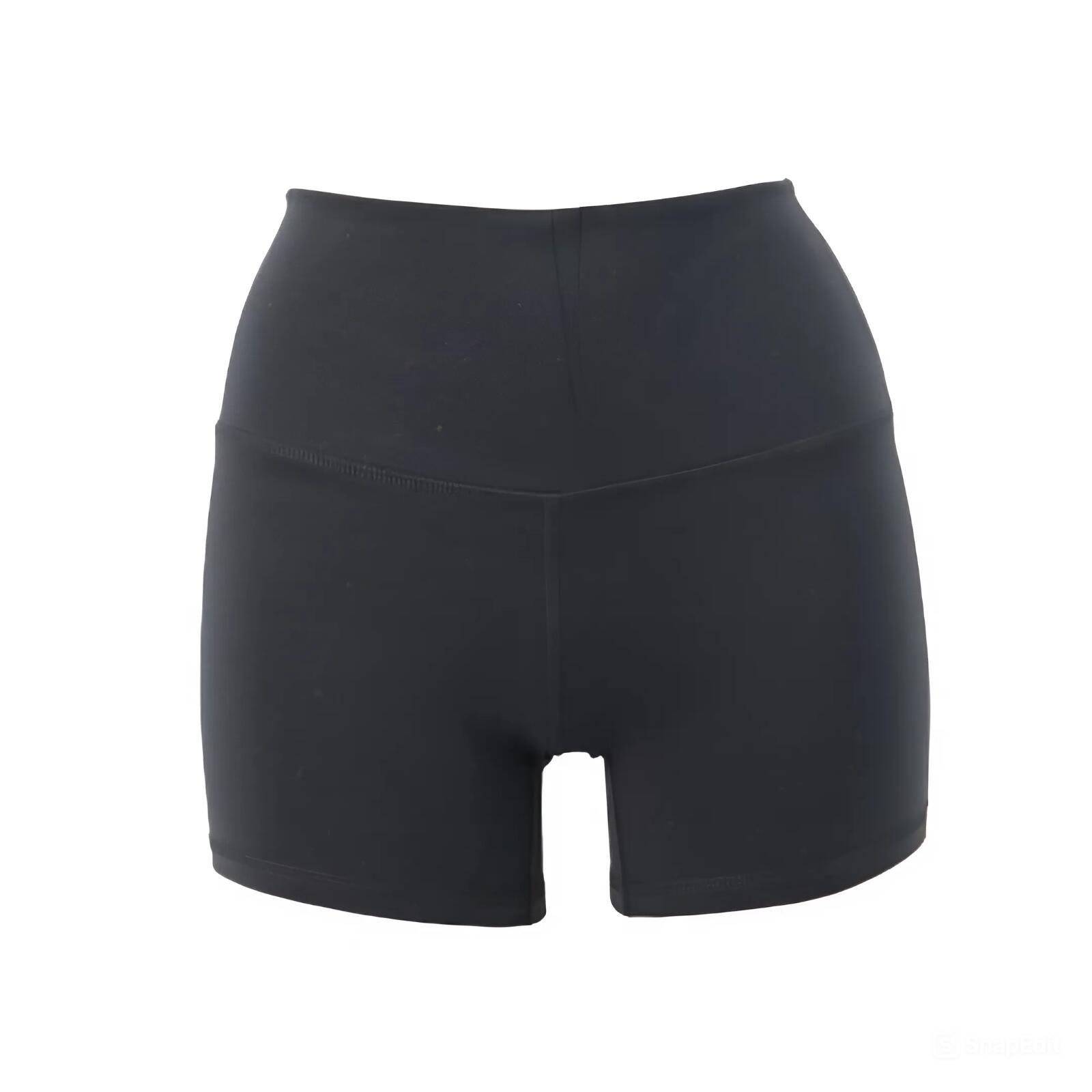As003-14 shorts esportivos pretos m