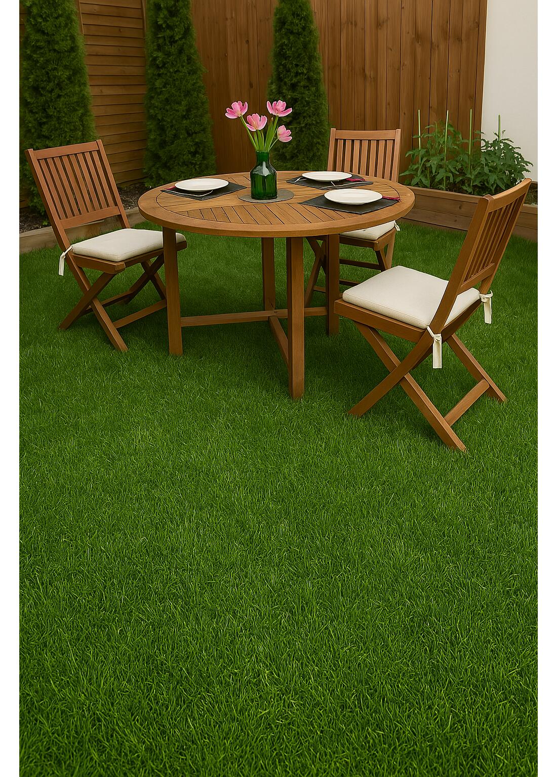 Césped Artificial Palermo 35mm- Ideal pa JARDIN202 Rollo: 2x1 metros 2/5