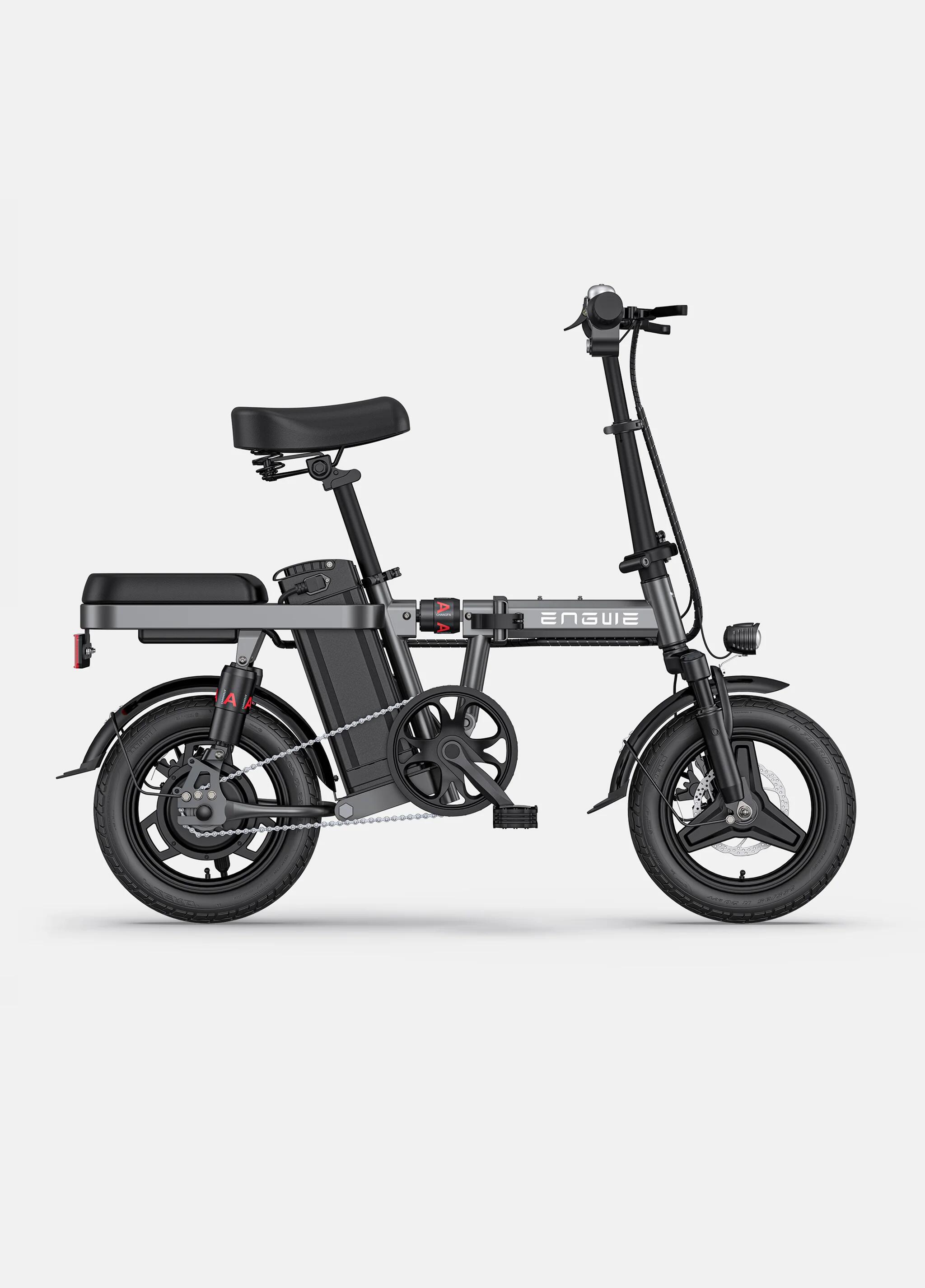 T14 vouwbaar elektrische fiets, 250 Watt motorvermogen, topsnelheid 25 km/u 3/7