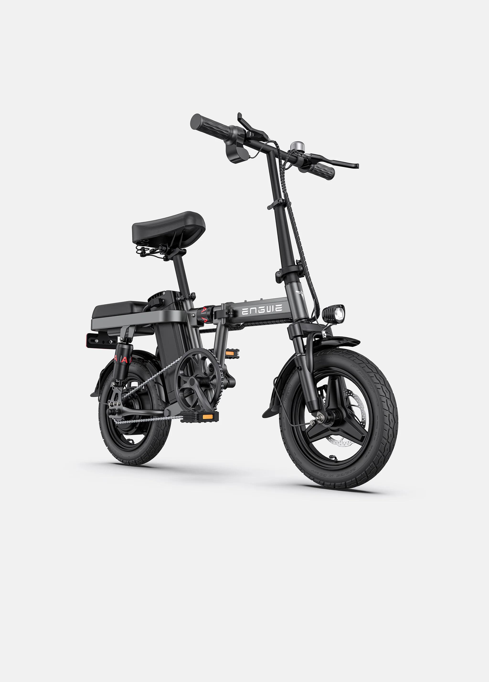 T14 vouwbaar elektrische fiets, 250 Watt motorvermogen, topsnelheid 25 km/u 5/7