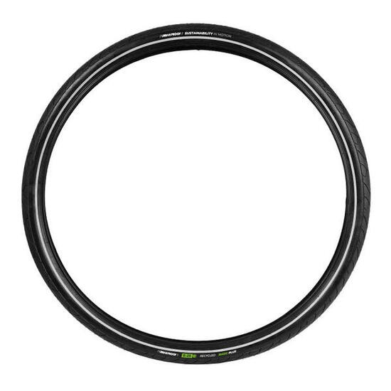 Urbanproof Recycled BASIC CORE Fahrradreifen 37-622 - Schwarz mit Reflexion