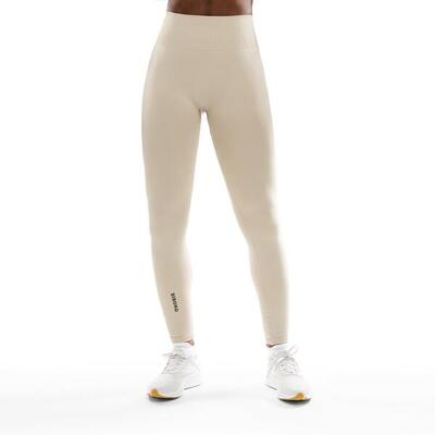 Dames fitness naadloze sportlegging fearless beige