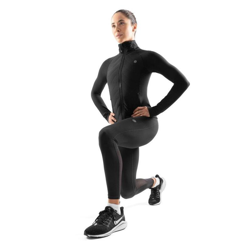 Jambiere de alergare pentru femei Fighter Negru