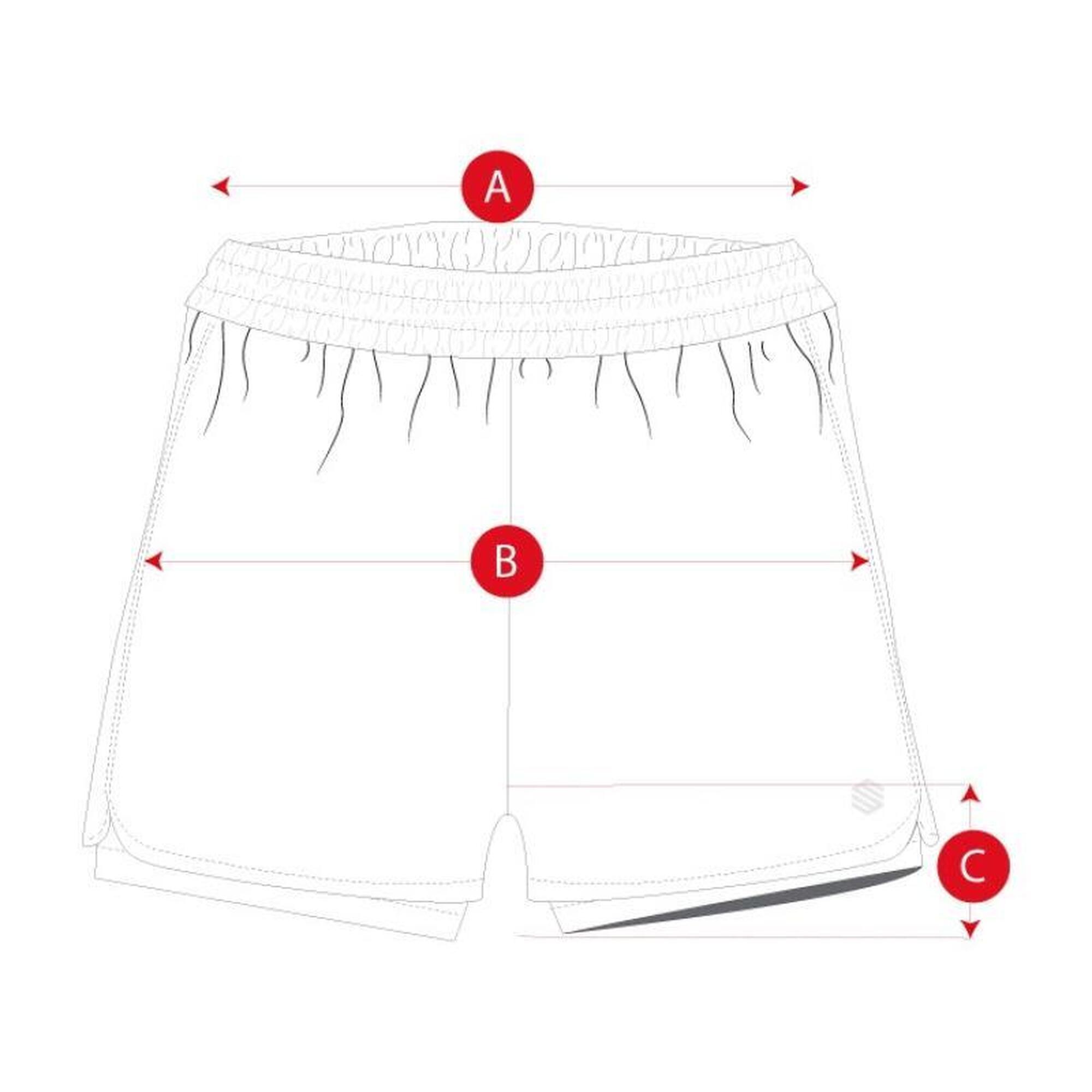 Pantaloni scurți de antrenament 2 în 1 pentru femei Purpose Negru