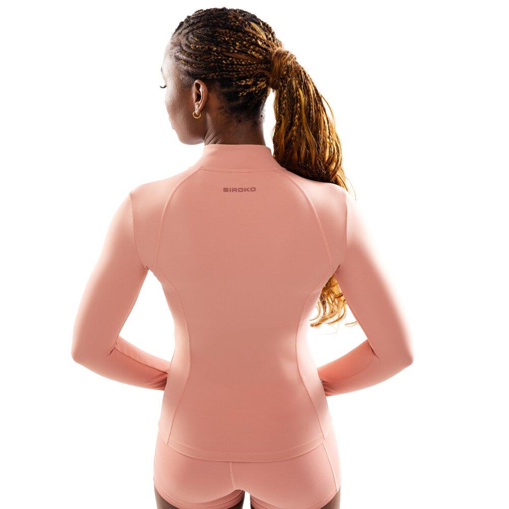 Veste fitness Pelican Corail femme ultralégère col montant 2/8