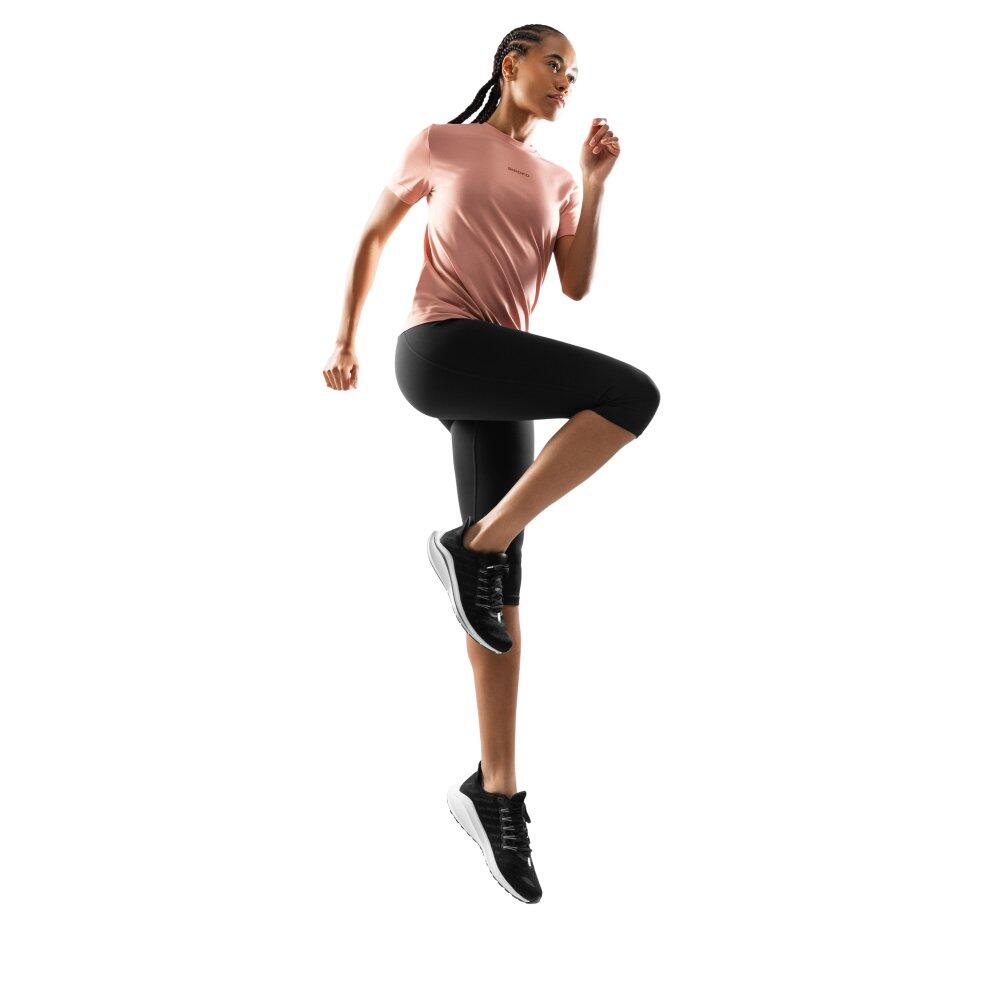 Camiseta manga corta entrenamiento mujer fitness Java Coral 3/7