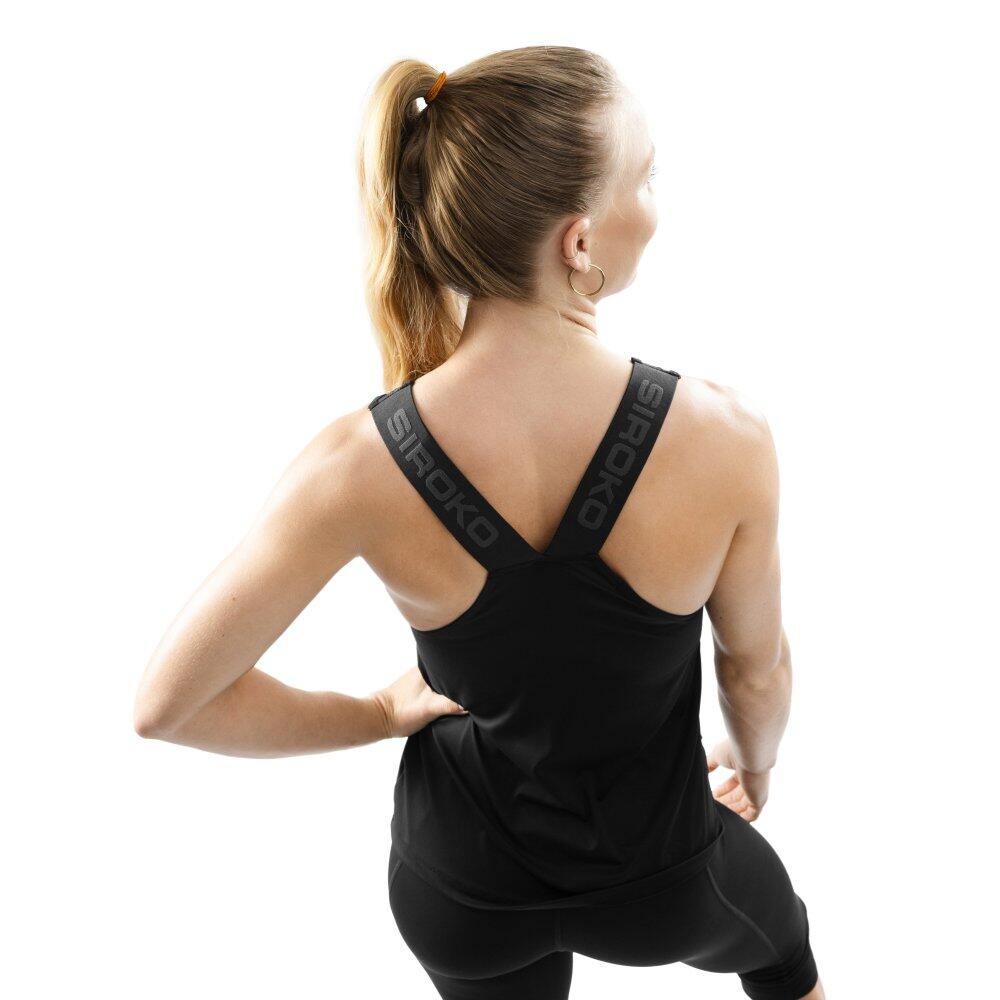 Débardeur fitness femme Triumph Noir 2/7