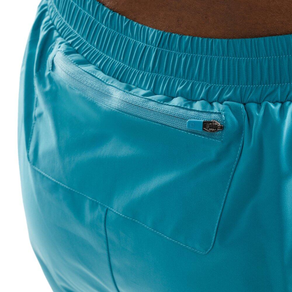 Pantaloncini 2 in 1 da allenamento da donna Fitness Gili Blu 4/8