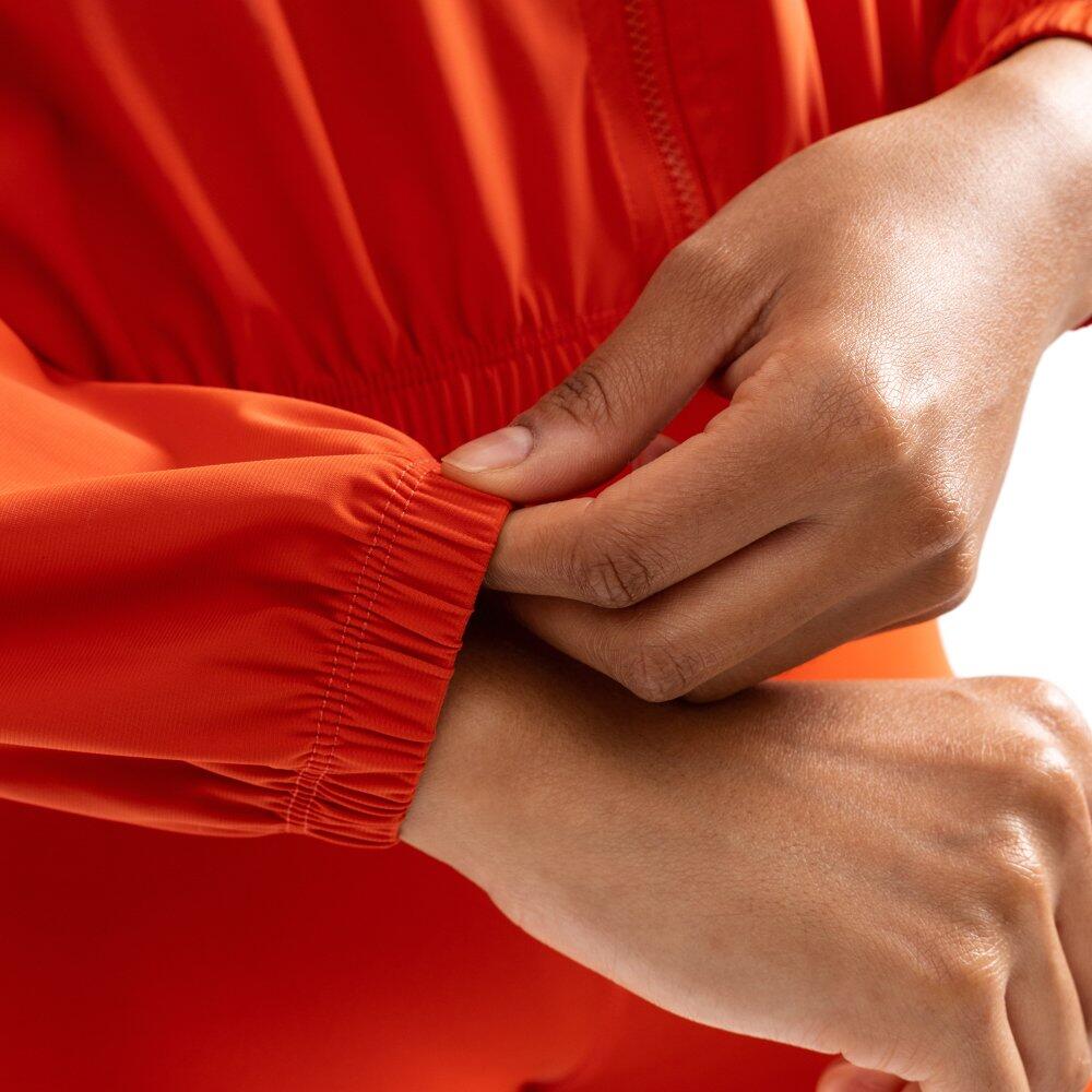 Veste courte ultralégère coupe-vent fitness femme Biscayne Rouge 4/7