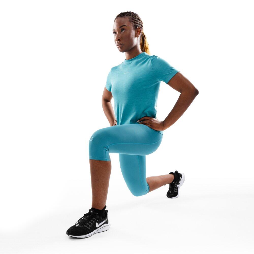 T-shirt fitness manches courtes femme Euphoria Bleu 3/7