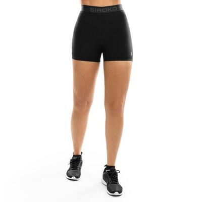 Dames fitness sportieve booty short courage zwart