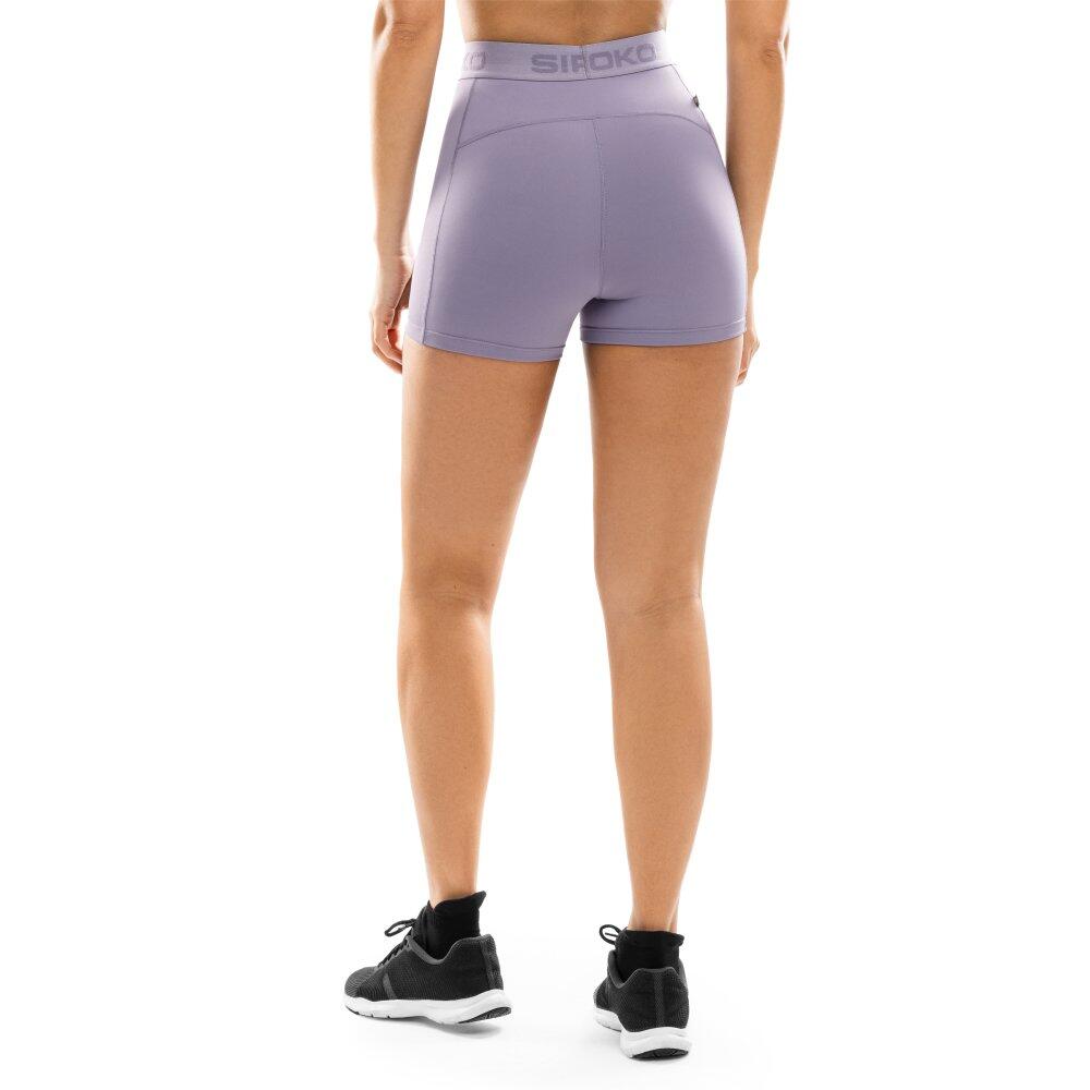 Mini short fitness femme Eyre Pourpre 2/6