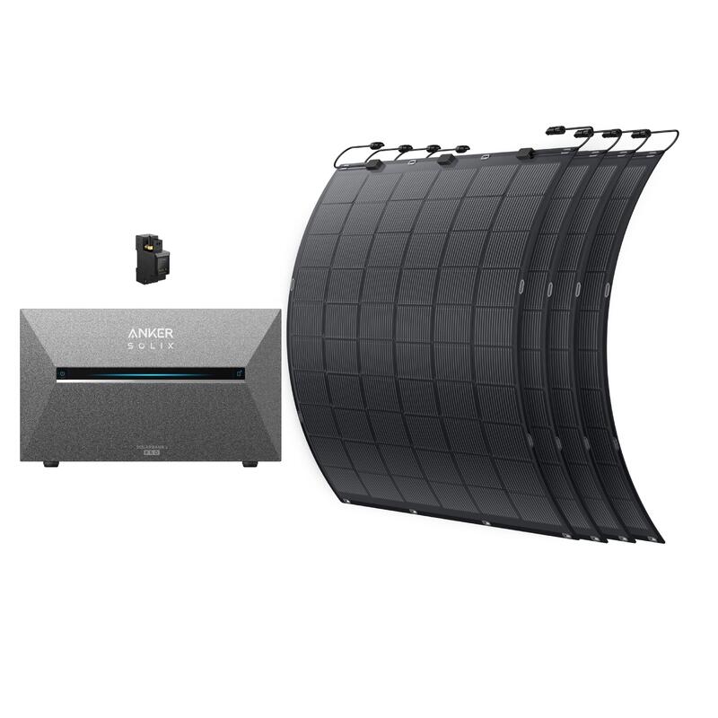 Zestaw Anker SOLIX Solarbank 3 E2700 Pro+4xFS20+A17X7311