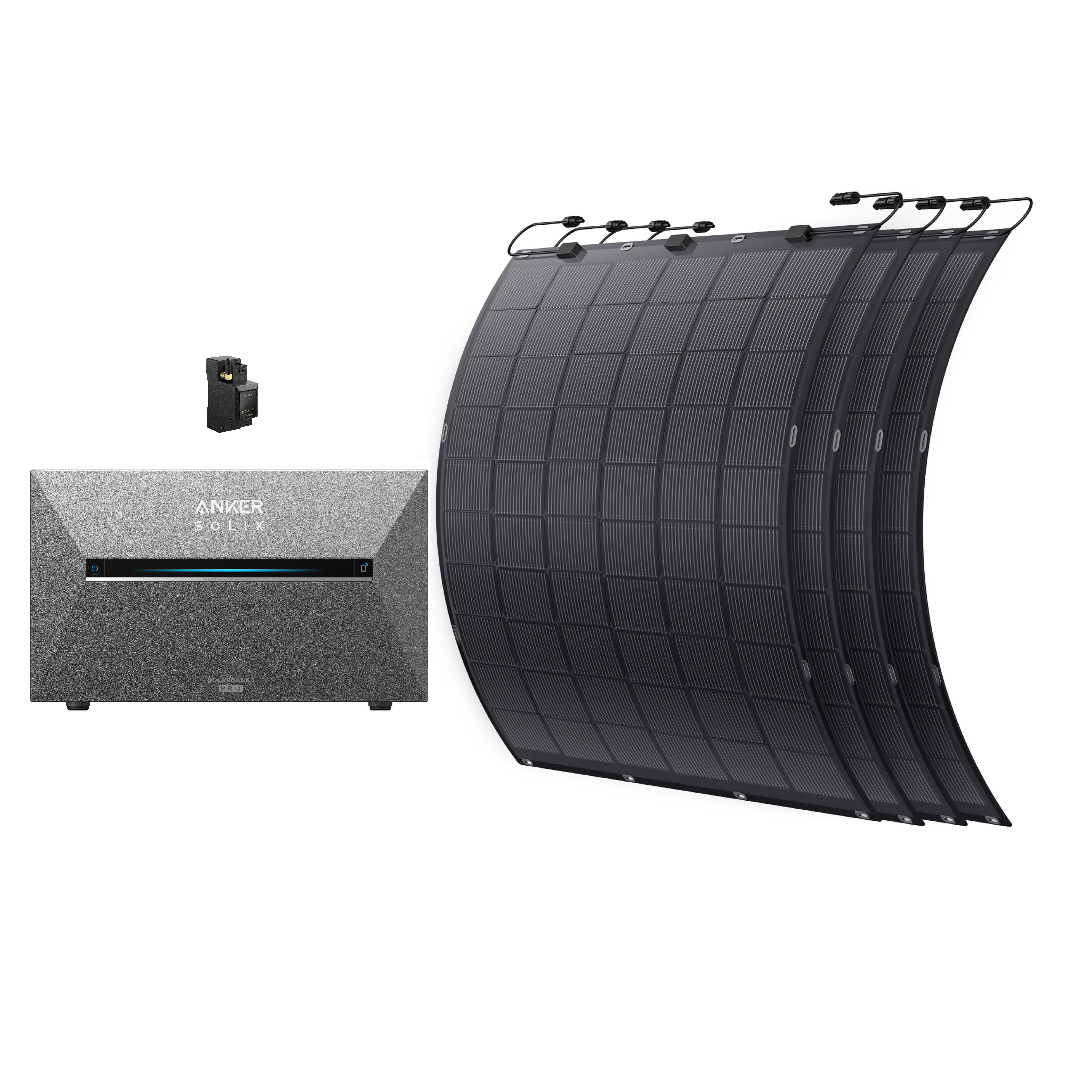 ANKER Solární powerbanka KIT Anker SOLIX 3 E2700 Pro+4xFS20+A17X7311