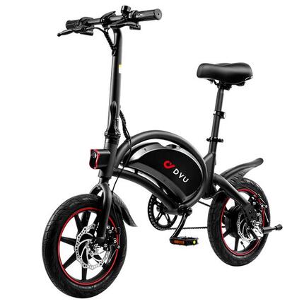 DYU D3F Vélo électrique adulte batterie 36V 10Ah pneu 14 pouces vélo électrique