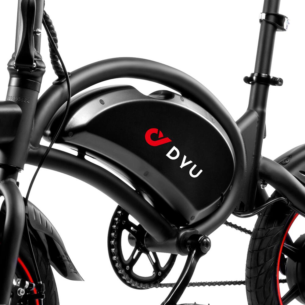 DYU D3F Opvouwbare elektrische fiets, 250 Watt motorvermogen 5/7