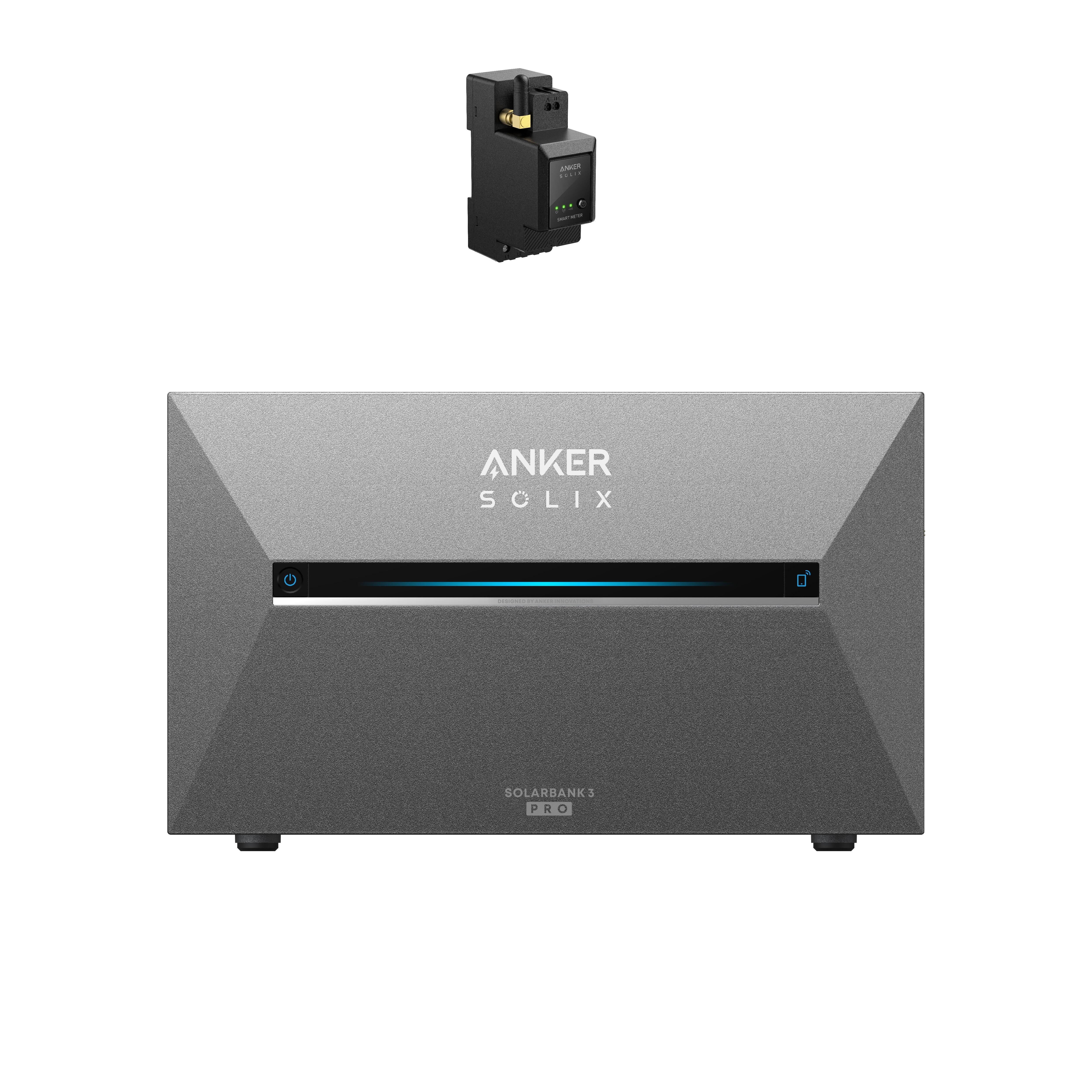 Kit anker solix solarbank 3 e2700 pro+a17x7311, 2680wh, 4 mppt (3600w)